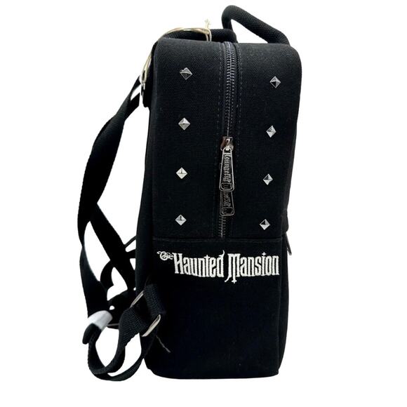 2024 Disney Parks Loungefly Haunted Mansion Canvas Backpack Leota Hatbox Ghost main image 4
